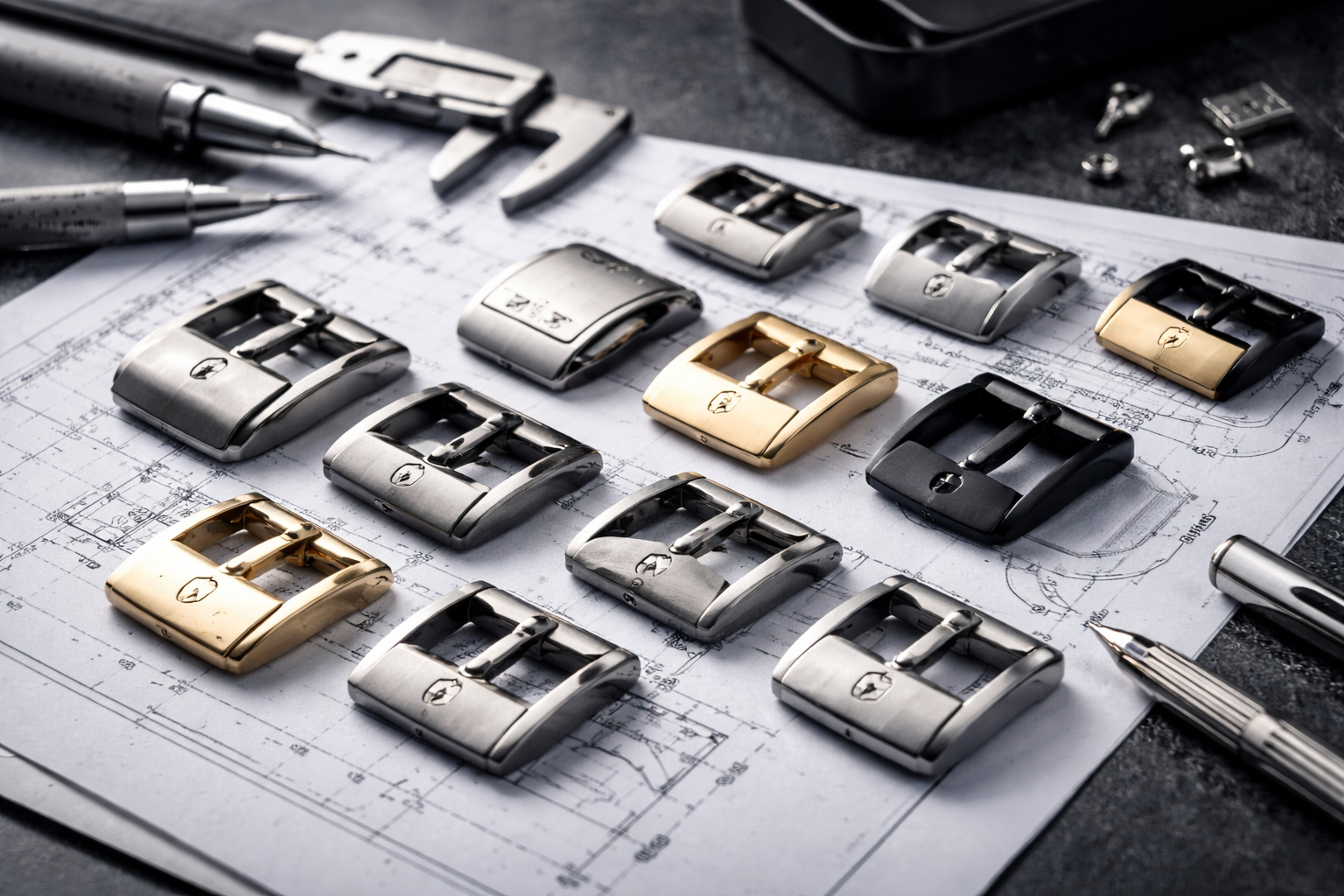 Custom watch buckle