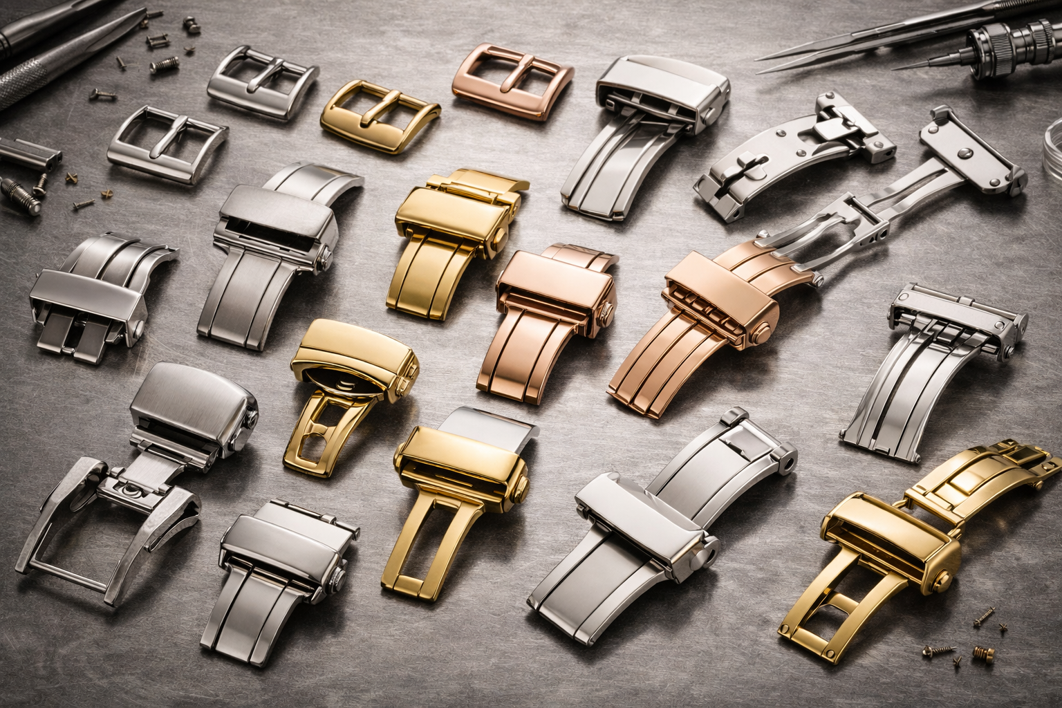 Watch buckle collection