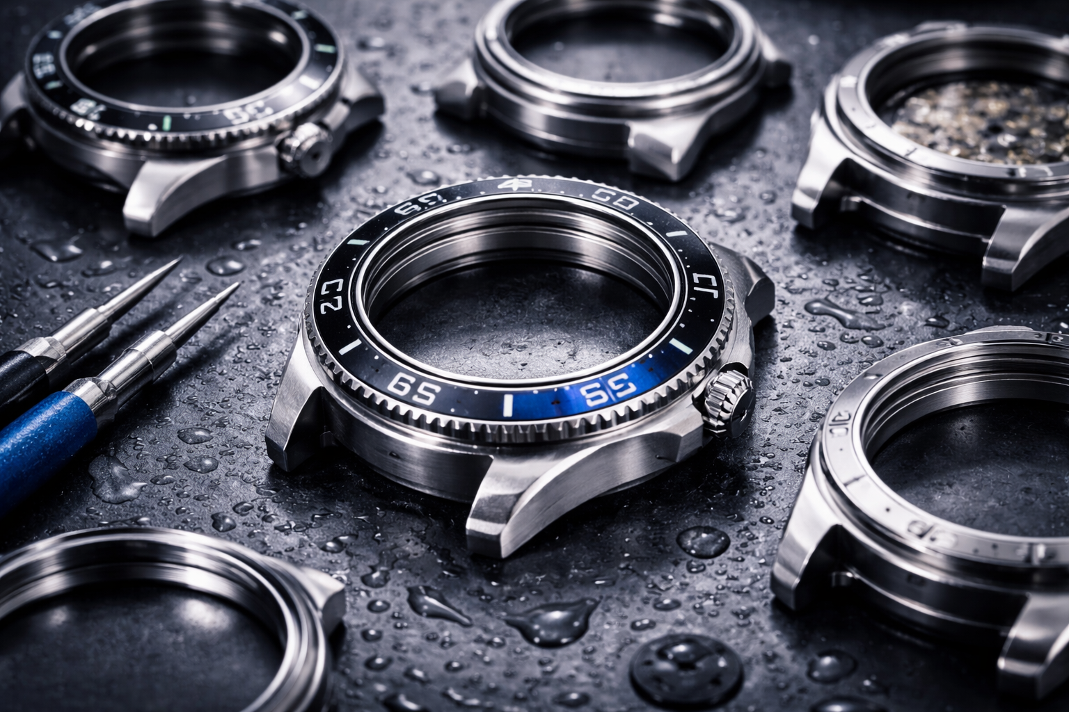 Diver watch case