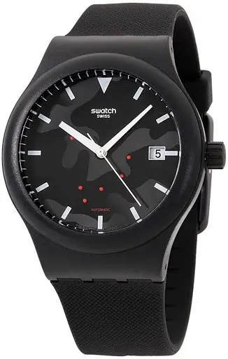 Swatch Originals Automatic Movement Black Dial Unisex Watch SUTA401