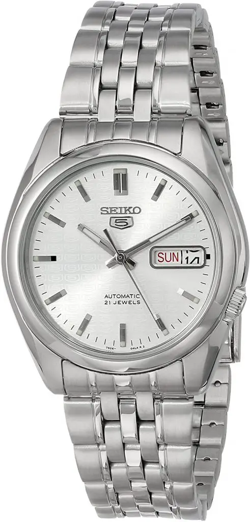 Seiko Men's SNK355 Automatic Stainless Steel Dress Watch