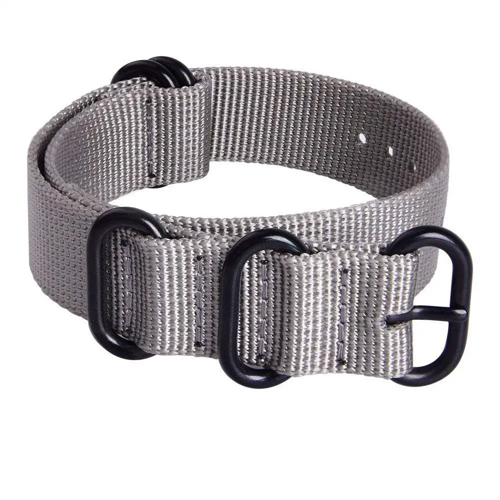 Ritche NATO Strap with Black Heavy Buckle Watch Band