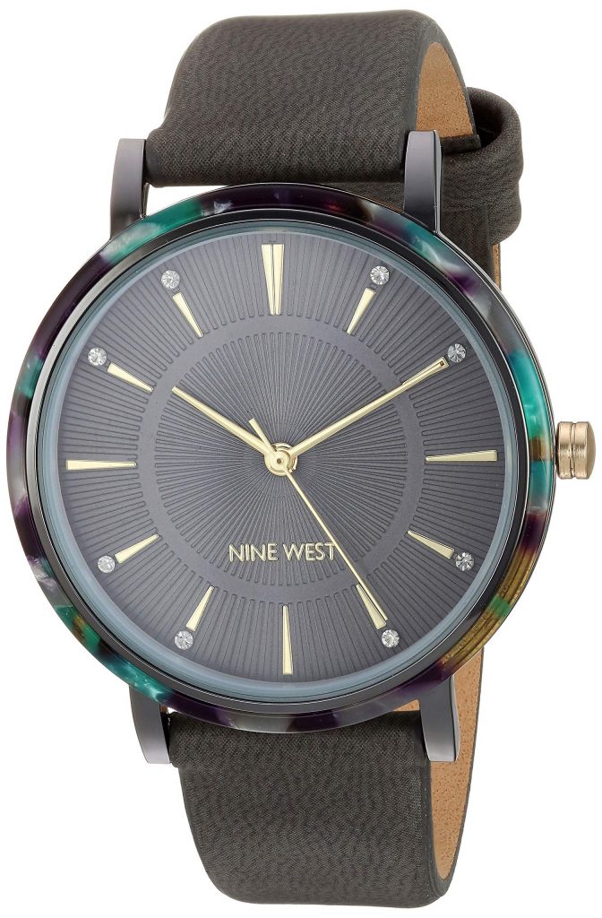 Nine West Women's Crystal-Accented Watch