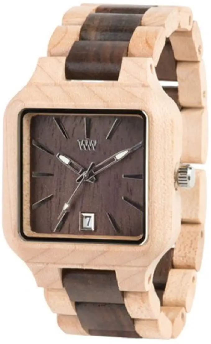 WeWood Metis Beige/Chocolate Wooden Watch