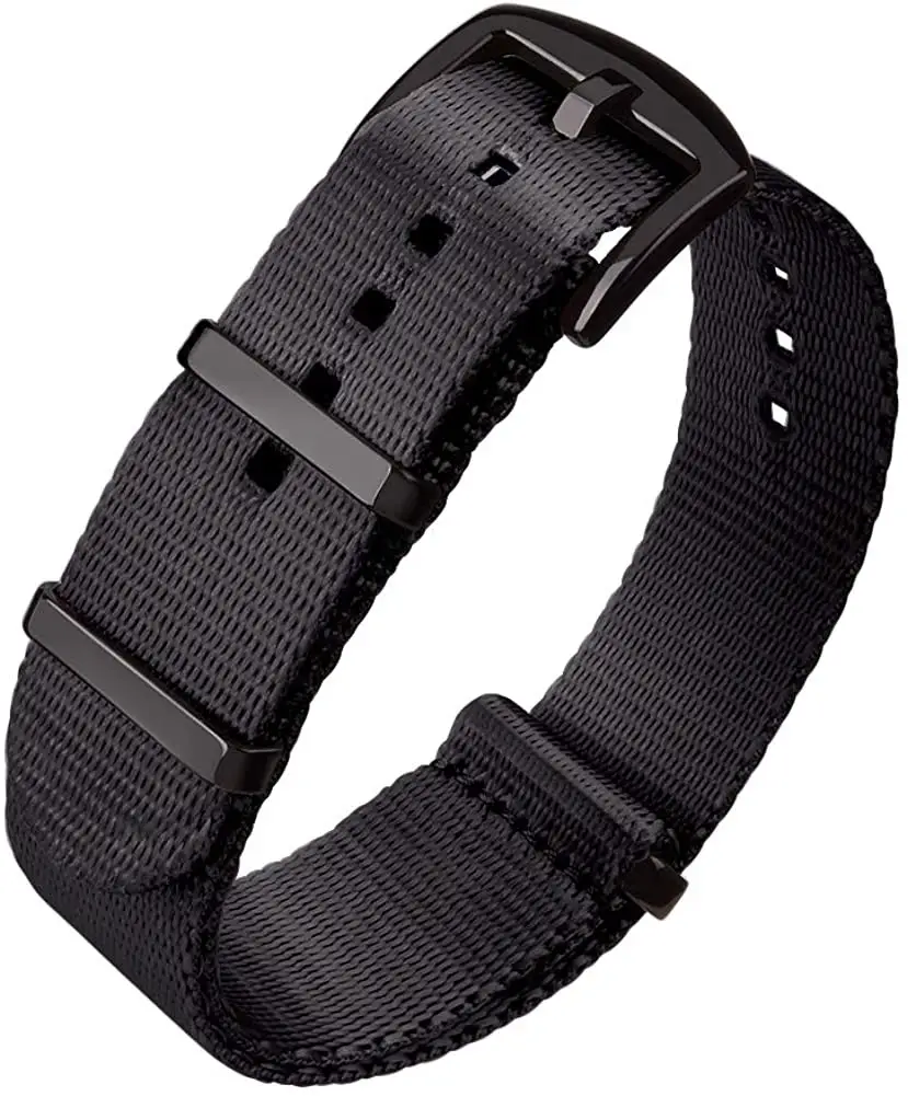Ritche NATO Watch Strap with Heavy Buckle Premium Seat Belt Nylon Watch Bands